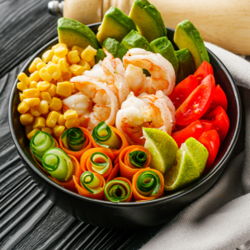 Hawaiian Shrimp Poke Bowl Recipe